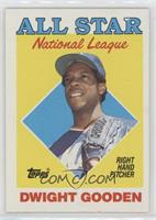 All Star - Dwight Gooden (R in Star on Front Has White Showing)