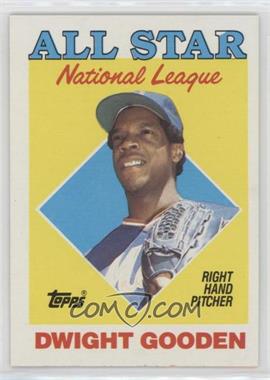 1988 Topps - [Base] #405.2 - All Star - Dwight Gooden (R in Star on Front Has White Showing)