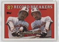 Record Breakers - Eddie Murray (Black Box on Front) [Good to VG‑…