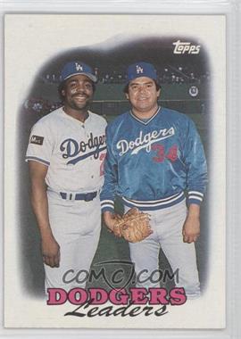 1988 Topps - [Base] #489 - Team Leaders - Los Angeles Dodgers