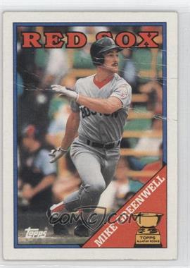 1988 Topps - [Base] #493 - Topps All-Star Rookie - Mike Greenwell [Noted]