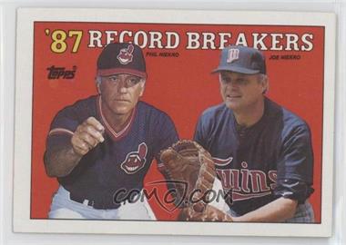 1988 Topps - [Base] #5 - Record Breakers - Phil Niekro, Joe Niekro