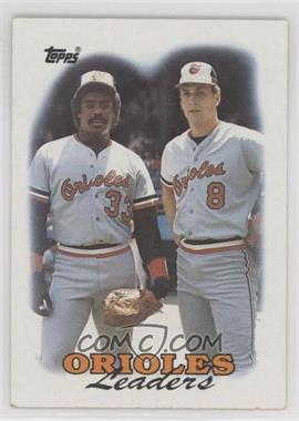 1988 Topps - [Base] #51 - Team Leaders - Baltimore Orioles [EX to NM]