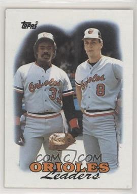 1988 Topps - [Base] #51 - Team Leaders - Baltimore Orioles [EX to NM]