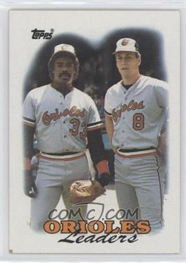 1988 Topps - [Base] #51 - Team Leaders - Baltimore Orioles [EX to NM]