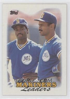 1988 Topps - [Base] #519 - Team Leaders - Seattle Mariners