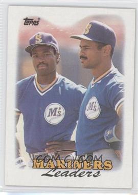 1988 Topps - [Base] #519 - Team Leaders - Seattle Mariners