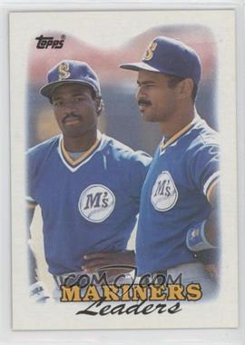 1988 Topps - [Base] #519 - Team Leaders - Seattle Mariners