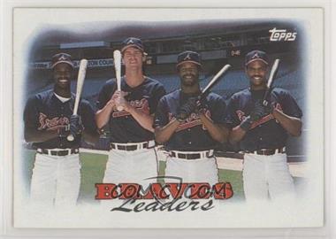 1988 Topps - [Base] #549 - Team Leaders - Atlanta Braves