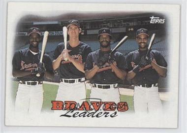 1988 Topps - [Base] #549 - Team Leaders - Atlanta Braves