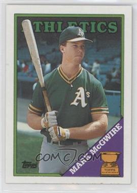 1988 Topps - [Base] #580 - Topps All-Star Rookie - Mark McGwire