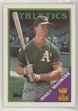 1988 Topps - [Base] #580 - Topps All-Star Rookie - Mark McGwire