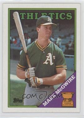 1988 Topps - [Base] #580 - Topps All-Star Rookie - Mark McGwire