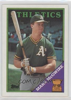 1988 Topps - [Base] #580 - Topps All-Star Rookie - Mark McGwire