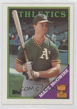 1988 Topps - [Base] #580 - Topps All-Star Rookie - Mark McGwire