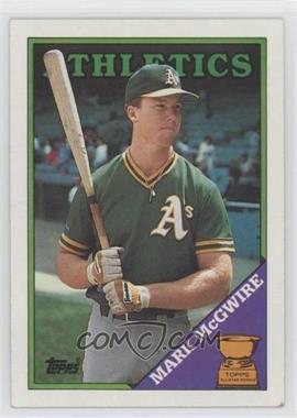 1988 Topps - [Base] #580 - Topps All-Star Rookie - Mark McGwire