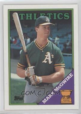 1988 Topps - [Base] #580 - Topps All-Star Rookie - Mark McGwire