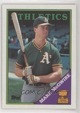 1988 Topps - [Base] #580 - Topps All-Star Rookie - Mark McGwire