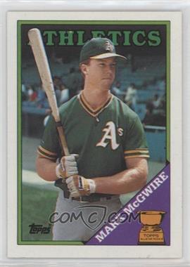 1988 Topps - [Base] #580 - Topps All-Star Rookie - Mark McGwire