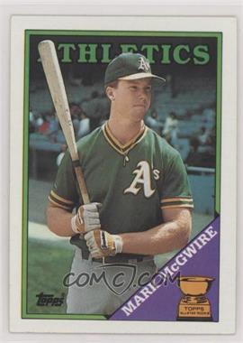 1988 Topps - [Base] #580 - Topps All-Star Rookie - Mark McGwire