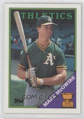 1988 Topps - [Base] #580 - Topps All-Star Rookie - Mark McGwire
