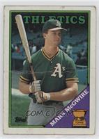 Topps All-Star Rookie - Mark McGwire [Poor to Fair]