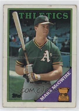 1988 Topps - [Base] #580 - Topps All-Star Rookie - Mark McGwire [Poor to Fair]