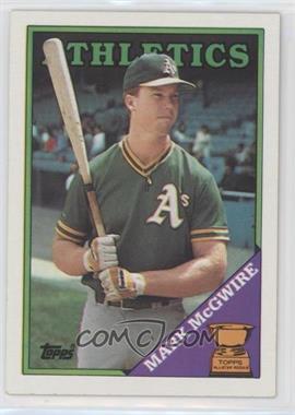 1988 Topps - [Base] #580 - Topps All-Star Rookie - Mark McGwire