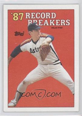 1988 Topps - [Base] #6 - Record Breakers - Nolan Ryan