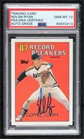 Record Breakers - Nolan Ryan [PSA Authentic PSA/DNA Cert]