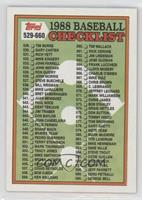 Checklist - Cards 529-660