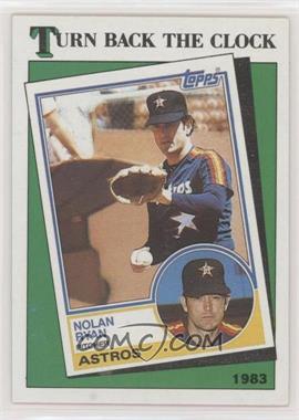 1988 Topps - [Base] #661 - Turn Back the Clock - 1983 Nolan Ryan [Noted]