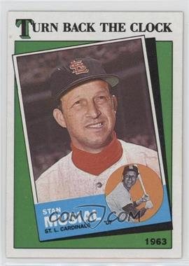 1988 Topps - [Base] #665 - Turn Back the Clock - 1963 Stan Musial