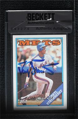 1988 Topps - [Base] #710 - Darryl Strawberry [BAS Authentic]