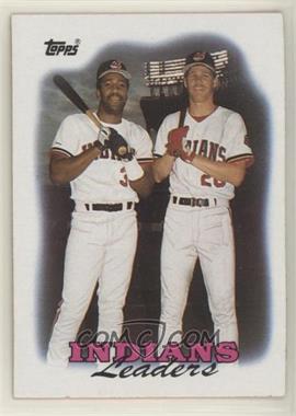 1988 Topps - [Base] #789 - Team Leaders - Cleveland Indians