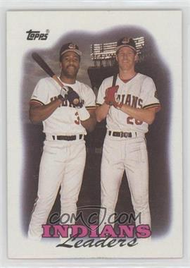 1988 Topps - [Base] #789 - Team Leaders - Cleveland Indians