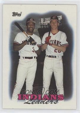 1988 Topps - [Base] #789 - Team Leaders - Cleveland Indians