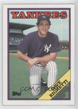 1988 Topps - [Base] #790 - Dave Righetti