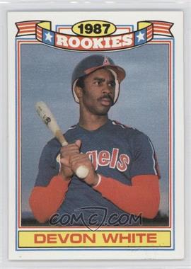 1988 Topps - Jumbo Pack Glossy Rookies #5 - Devon White