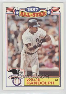 1988 Topps - Rack Pack Glossy All-Stars #3 - Willie Randolph