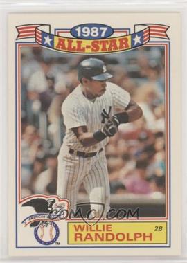 1988 Topps - Rack Pack Glossy All-Stars #3 - Willie Randolph