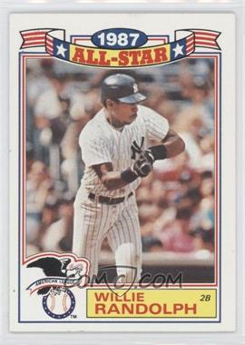 1988 Topps - Rack Pack Glossy All-Stars #3 - Willie Randolph