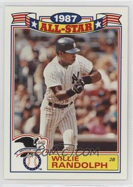 1988 Topps - Rack Pack Glossy All-Stars #3 - Willie Randolph