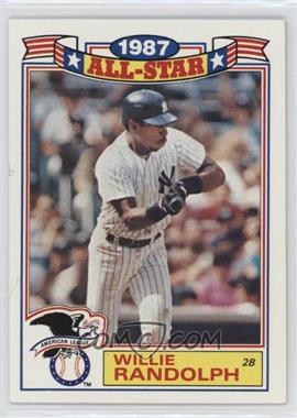 1988 Topps - Rack Pack Glossy All-Stars #3 - Willie Randolph