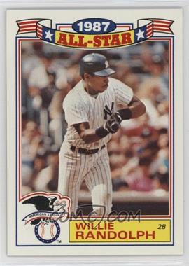 1988 Topps - Rack Pack Glossy All-Stars #3 - Willie Randolph