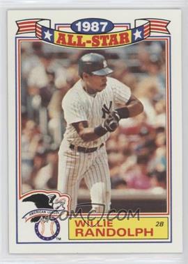 1988 Topps - Rack Pack Glossy All-Stars #3 - Willie Randolph