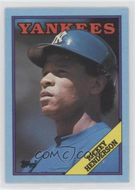 1988 Topps - Wax Box Bottom #M - Rickey Henderson