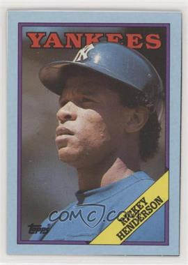 1988 Topps - Wax Box Bottom #M - Rickey Henderson