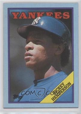 1988 Topps - Wax Box Bottom #M - Rickey Henderson