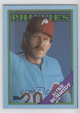 1988 Topps - Wax Box Bottom #O - Mike Schmidt